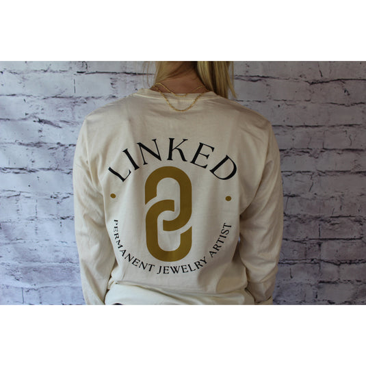 LINKED Long Sleeve T-Shirt (Cream)